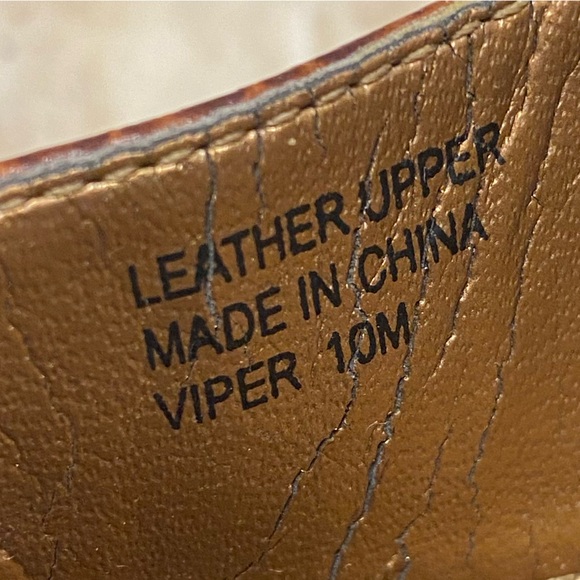 Franco Sarto Viper Brown Leather Platform Slingback Ultra High Heels Sz 10 - Picture 10 of 15